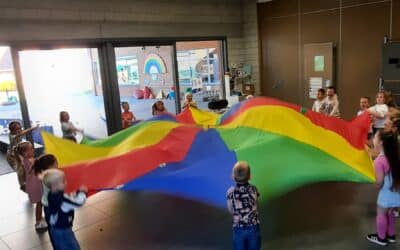 Spelletjes met de parachute
