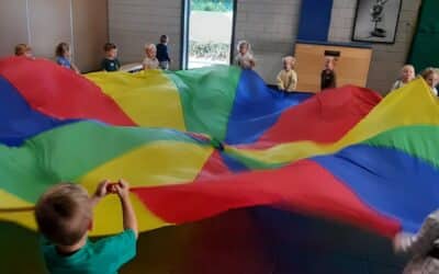 Spelletjes met de parachute
