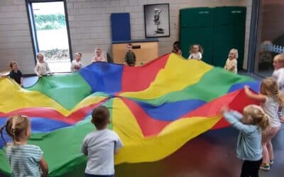 Spelletjes met de parachute