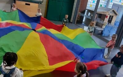 Spelletjes met de parachute