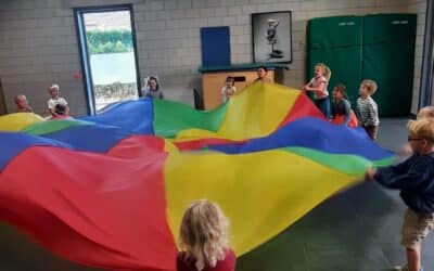 Spelletjes met de parachute