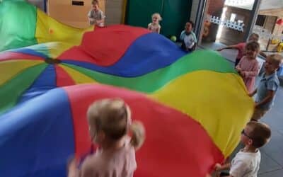 Spelletjes met de parachute