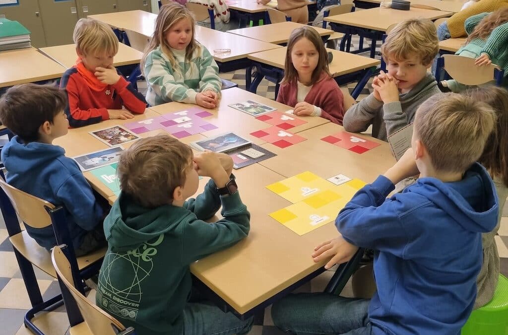 Workshop rond kinderrechten.