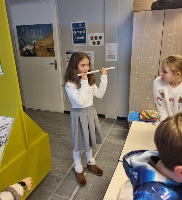 Een muzikant in de klas, de dwarsfluit