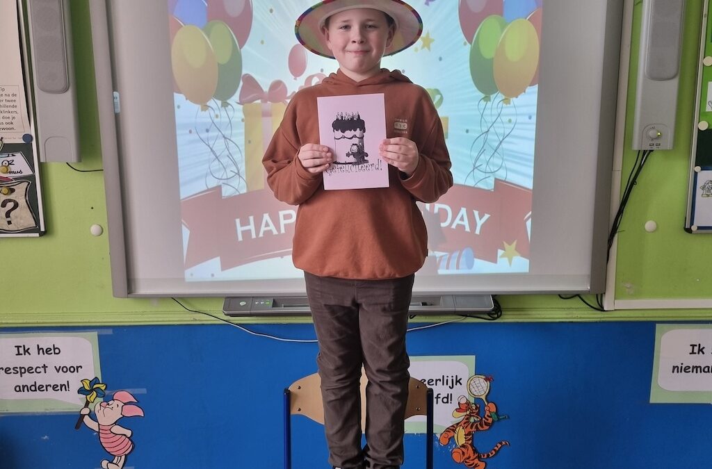 Hiep, hiep, hoera voor Arjen!