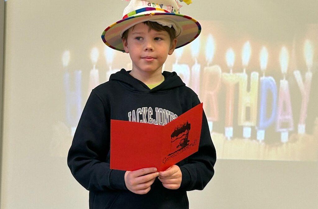 Hiep, hiep, hoera voor Liam!