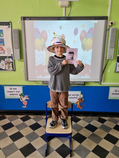 Hiep, hiep, hoera voor Finn!